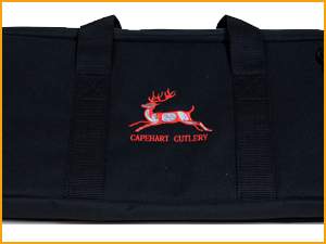 3-Slotted 18-Piece Knife Bag W/strap
