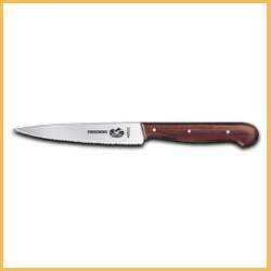 Forschner 4.75" Wood Wavy Utility Knife