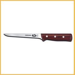 Forschner 6" Wood Narrow Stiff Straight Boning Knife
