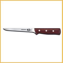 Forschner 6" Wood Narrow Stiff Straight Boning Knife