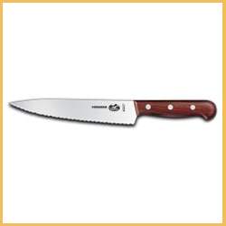 Forschner 7.5" Wood Wavy Straight Chef's Knife