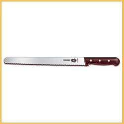 Forschner 14" Wood Wavy Straight Bread Cake Knife