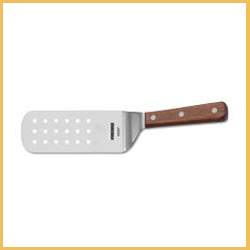 Forschner 8" Wood Offset Spatula With Holes