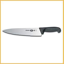 Forschner 10" Plastic Wavy Straight Chef's Knife